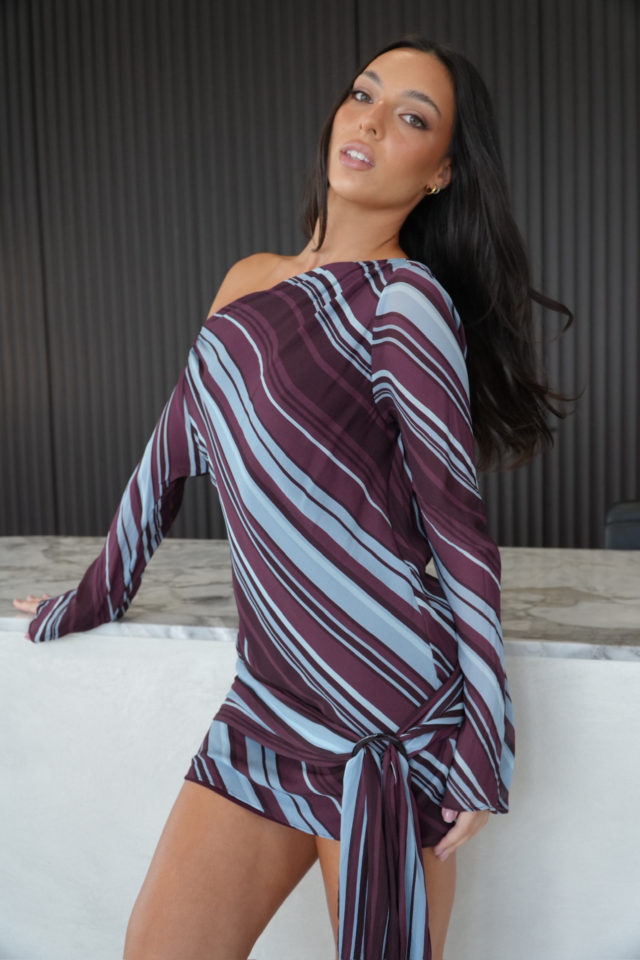 Benni Elise Mini Midnight Stripe