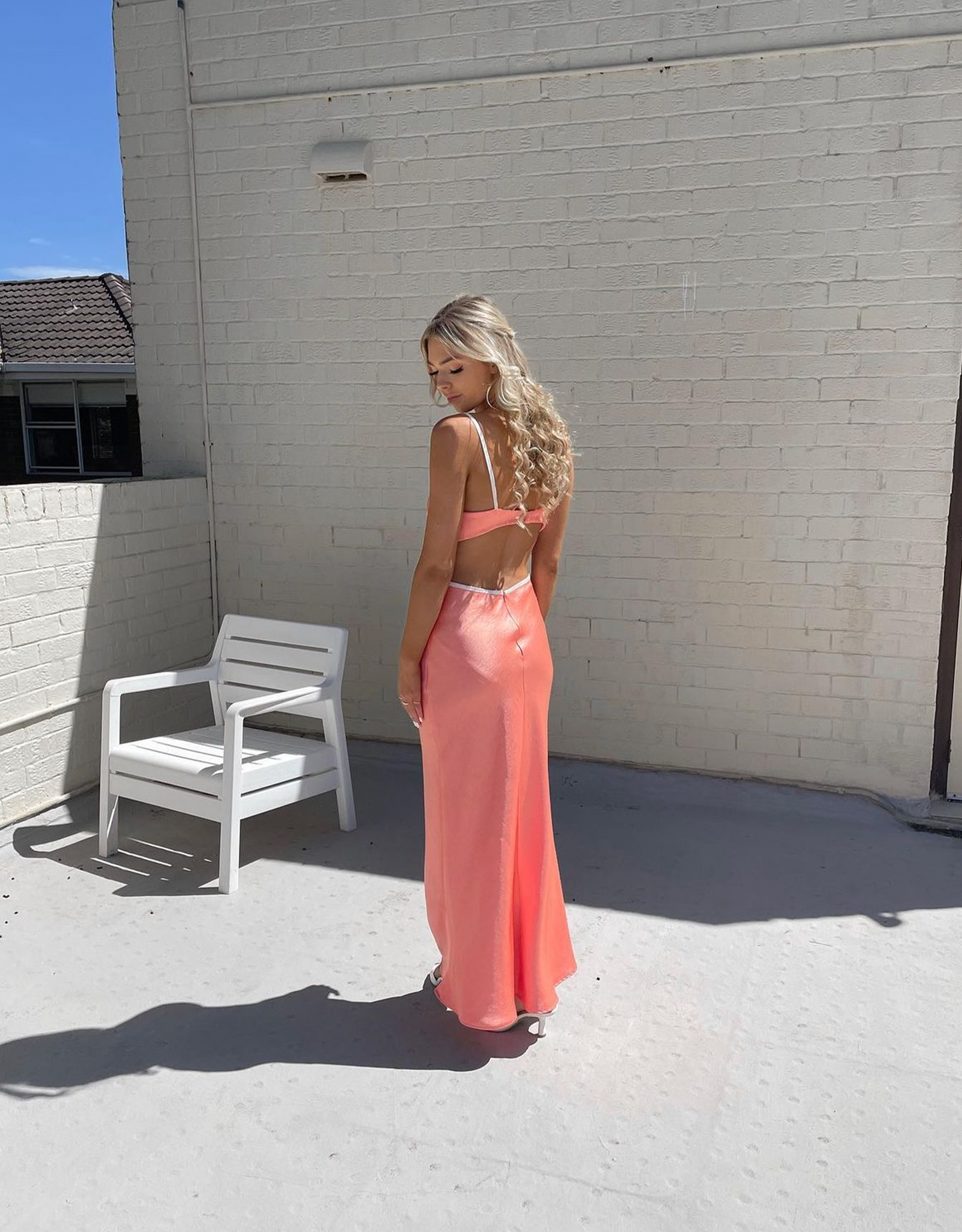 Bec + Bridge Veronique Maxi Dress in Coral