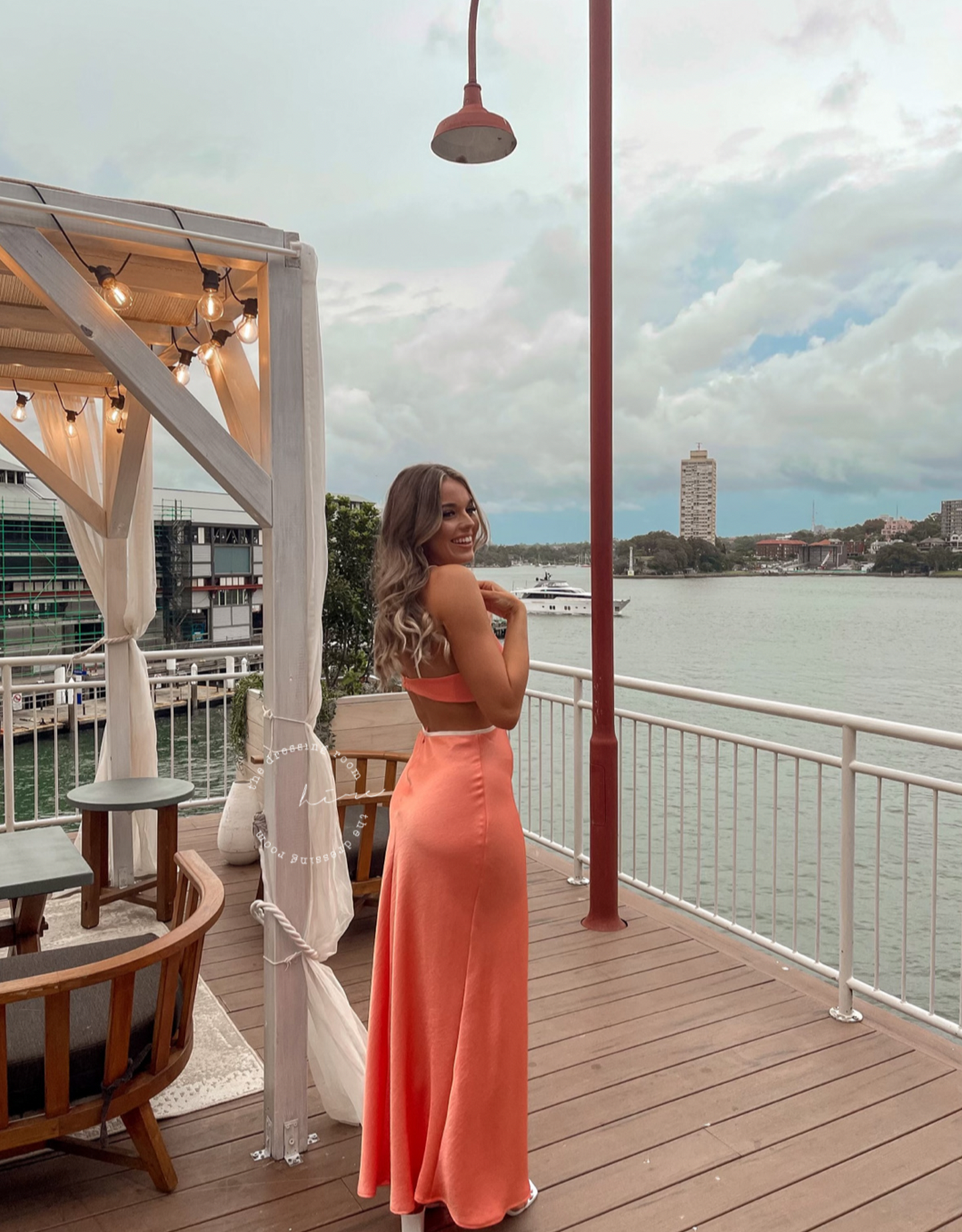 Bec + Bridge Veronique Maxi Dress in Coral