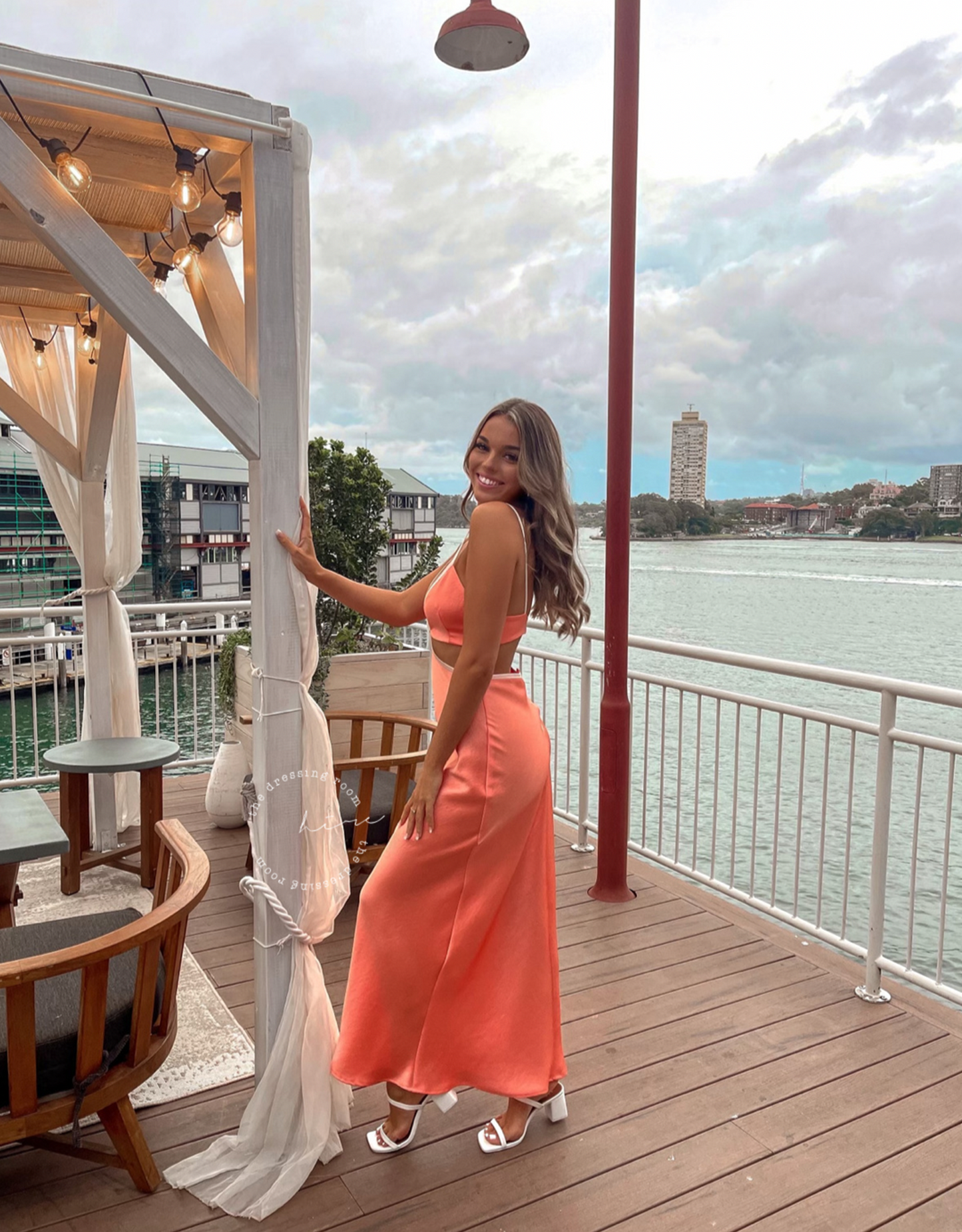Bec + Bridge Veronique Maxi Dress in Coral