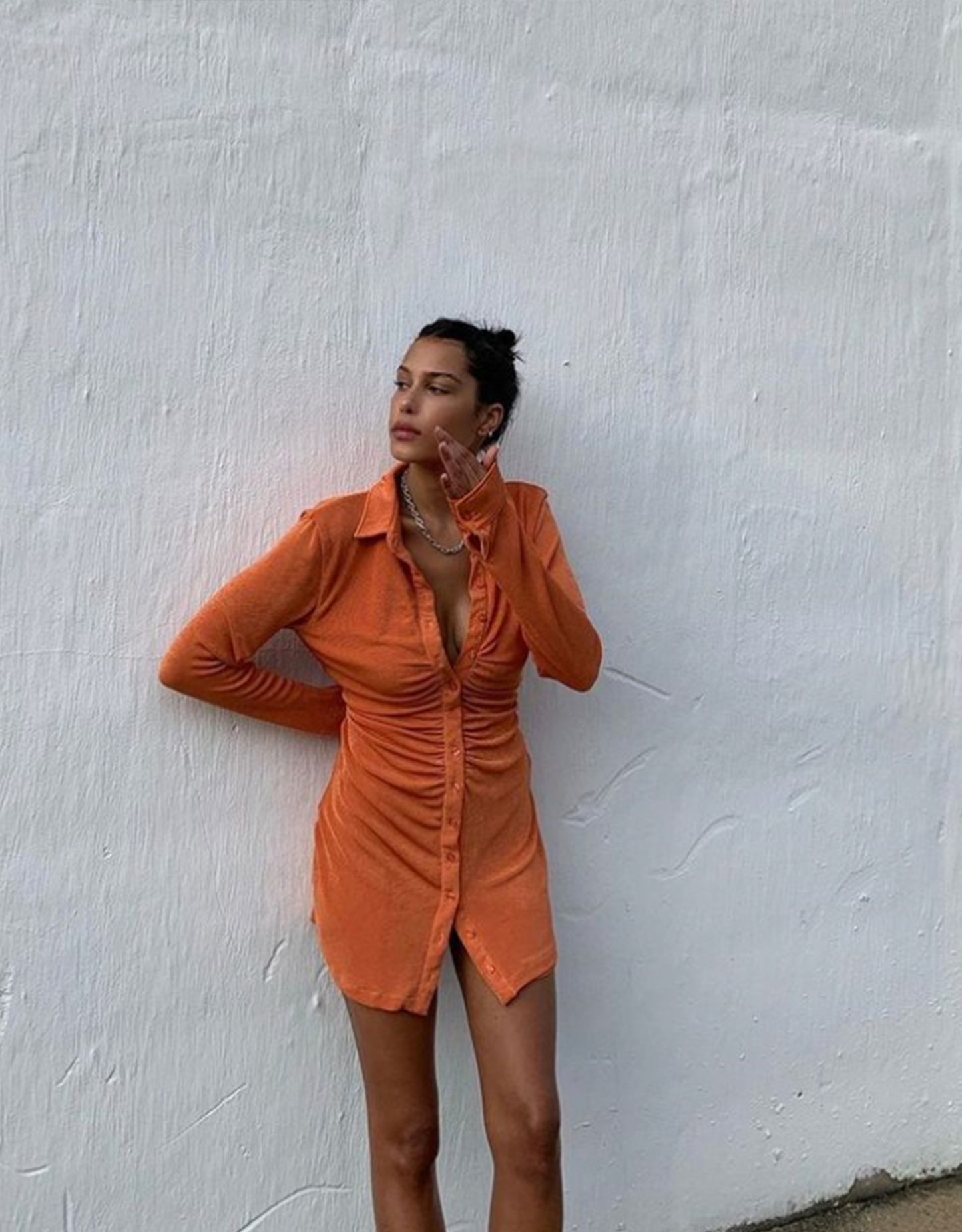 With Jean Andy Mini in Orange