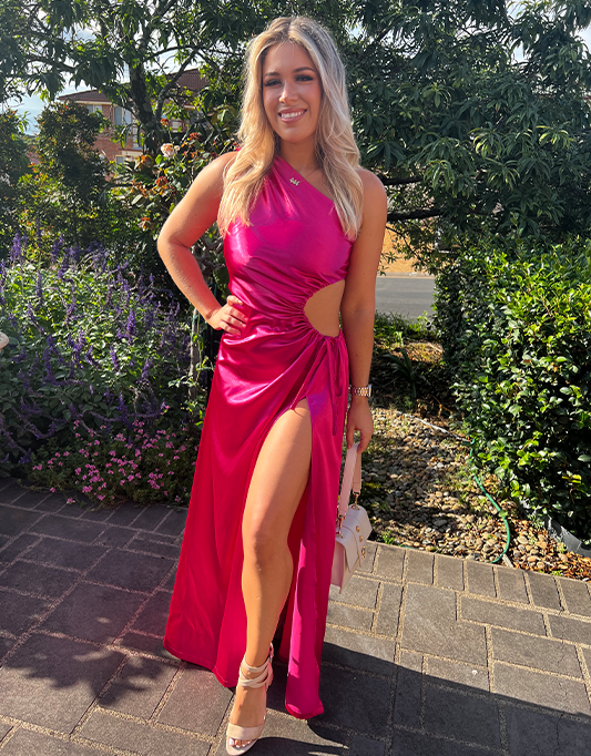 Sonya Moda Nour Fuchsia Maxi Dress