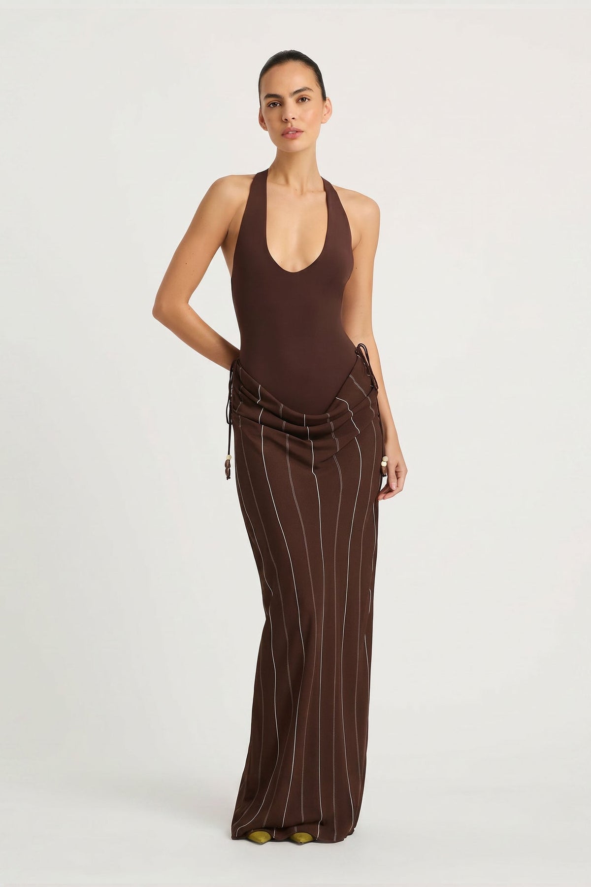 Benni Archie Maxi Dress Vintage Stripe