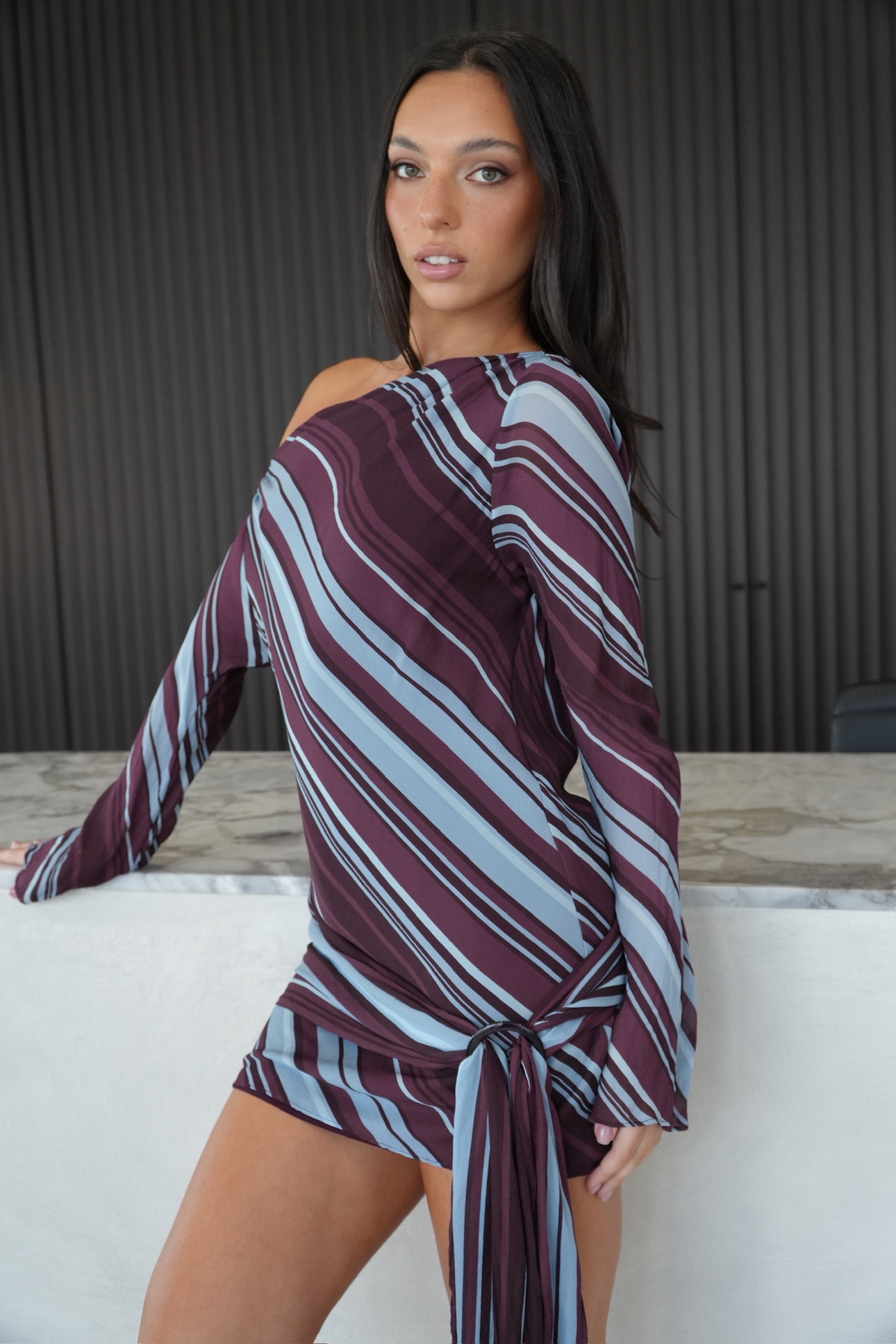 Benni Elise Mini Midnight Stripe