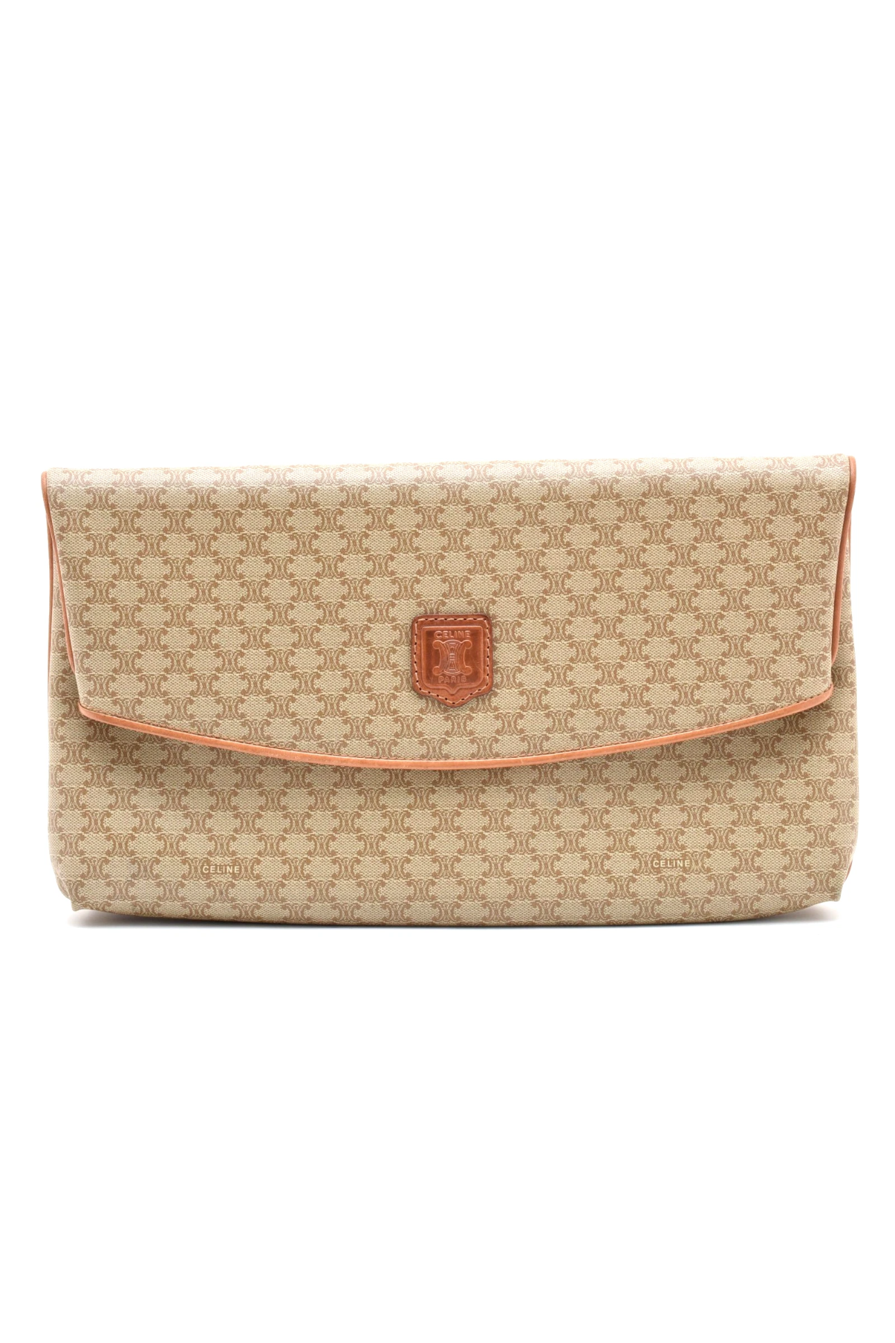 Vintage Celine Macadam Blason Clutch