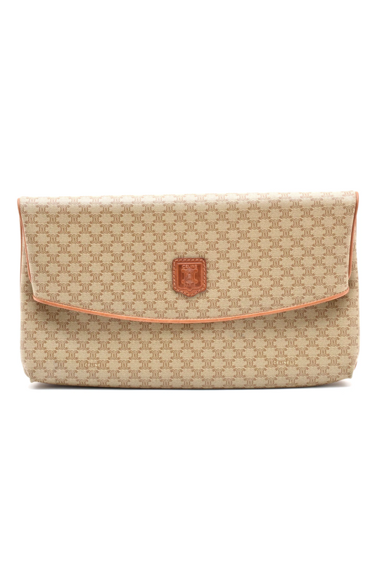 Vintage Celine Macadam Blason Clutch