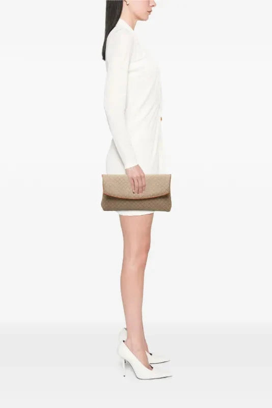 Vintage Celine Macadam Blason Clutch