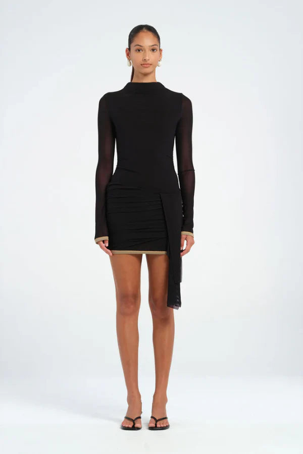 Benni Kingsley Mini Dress Black – The Dressing Room Hire