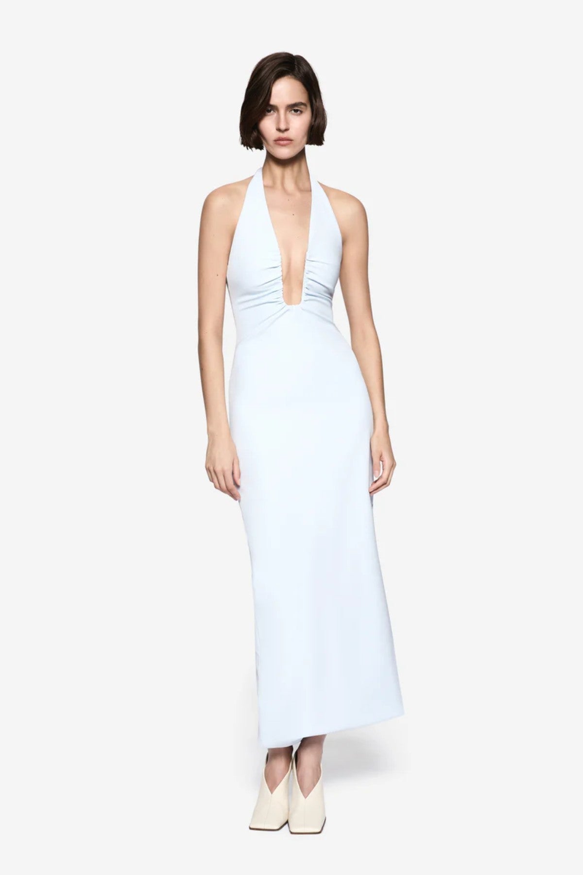 Misha The Lusi Crepe Dress Skywriting