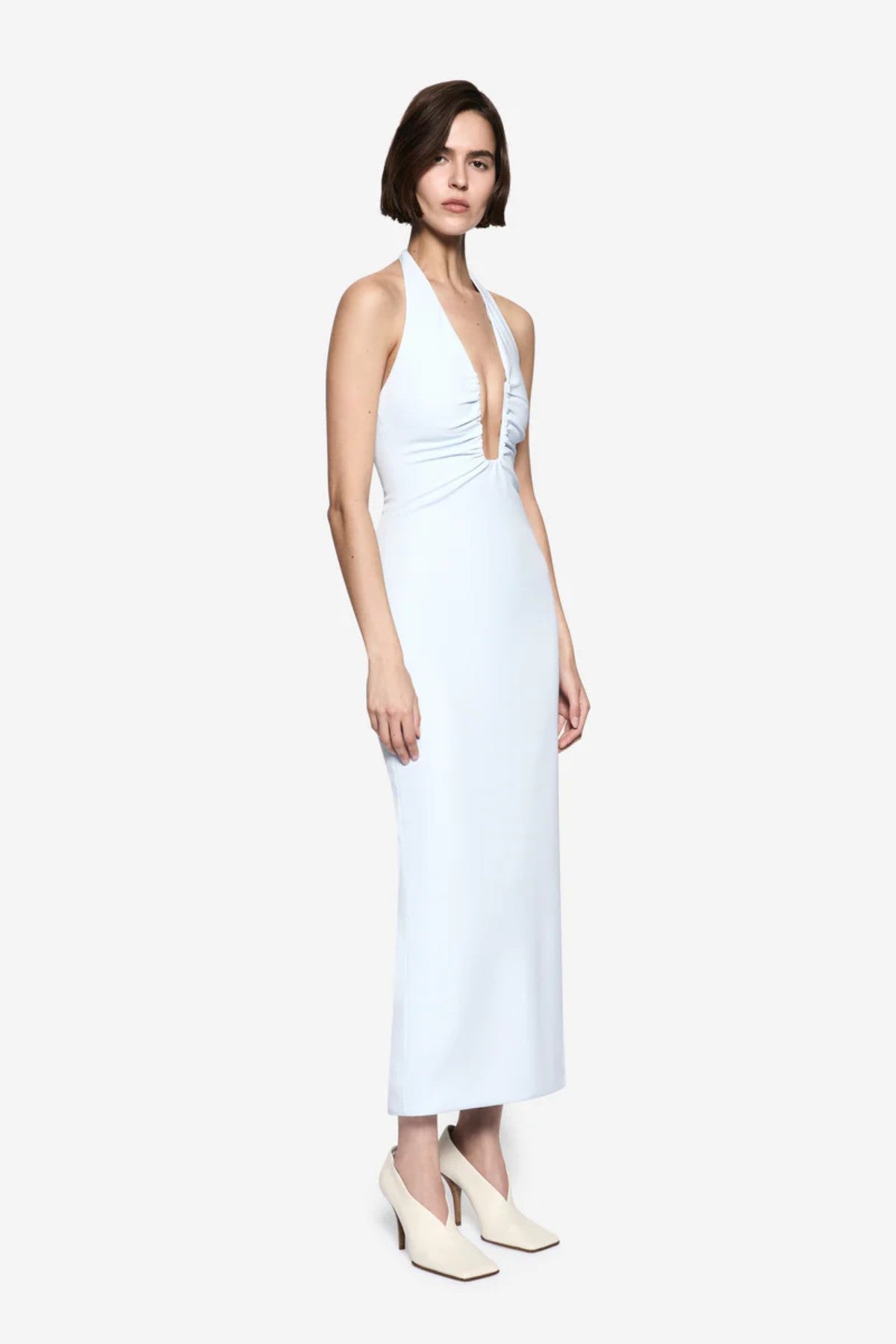 Misha The Lusi Crepe Dress Skywriting