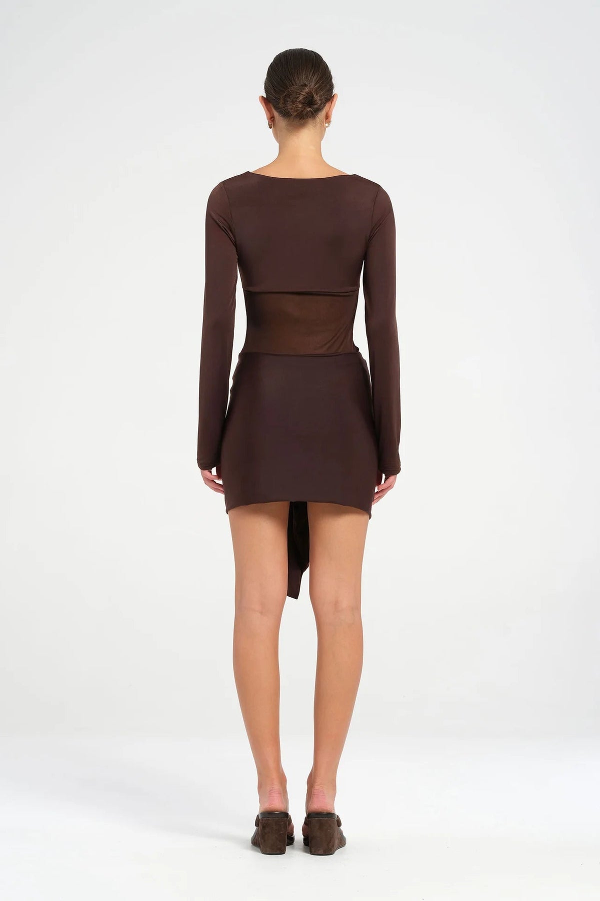 Benni Juni Mini Dress Chocolate