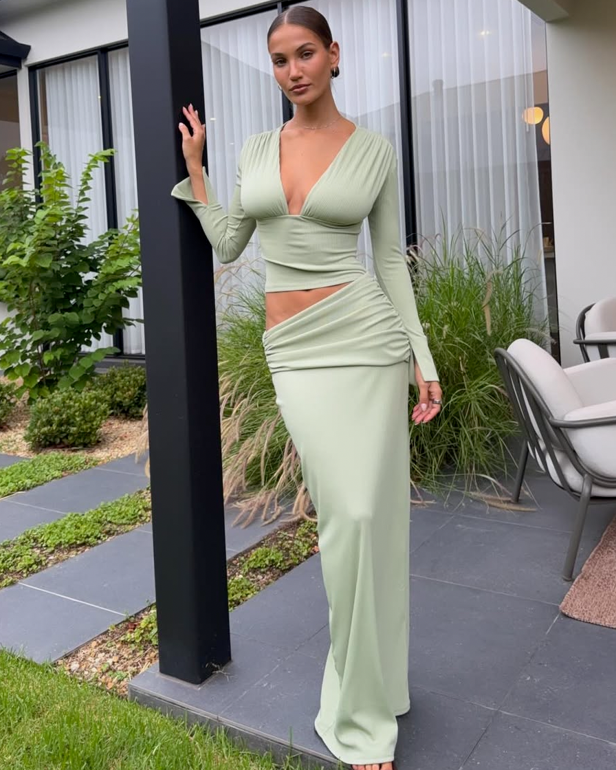 Benni Agnes Maxi Dress Pistachio