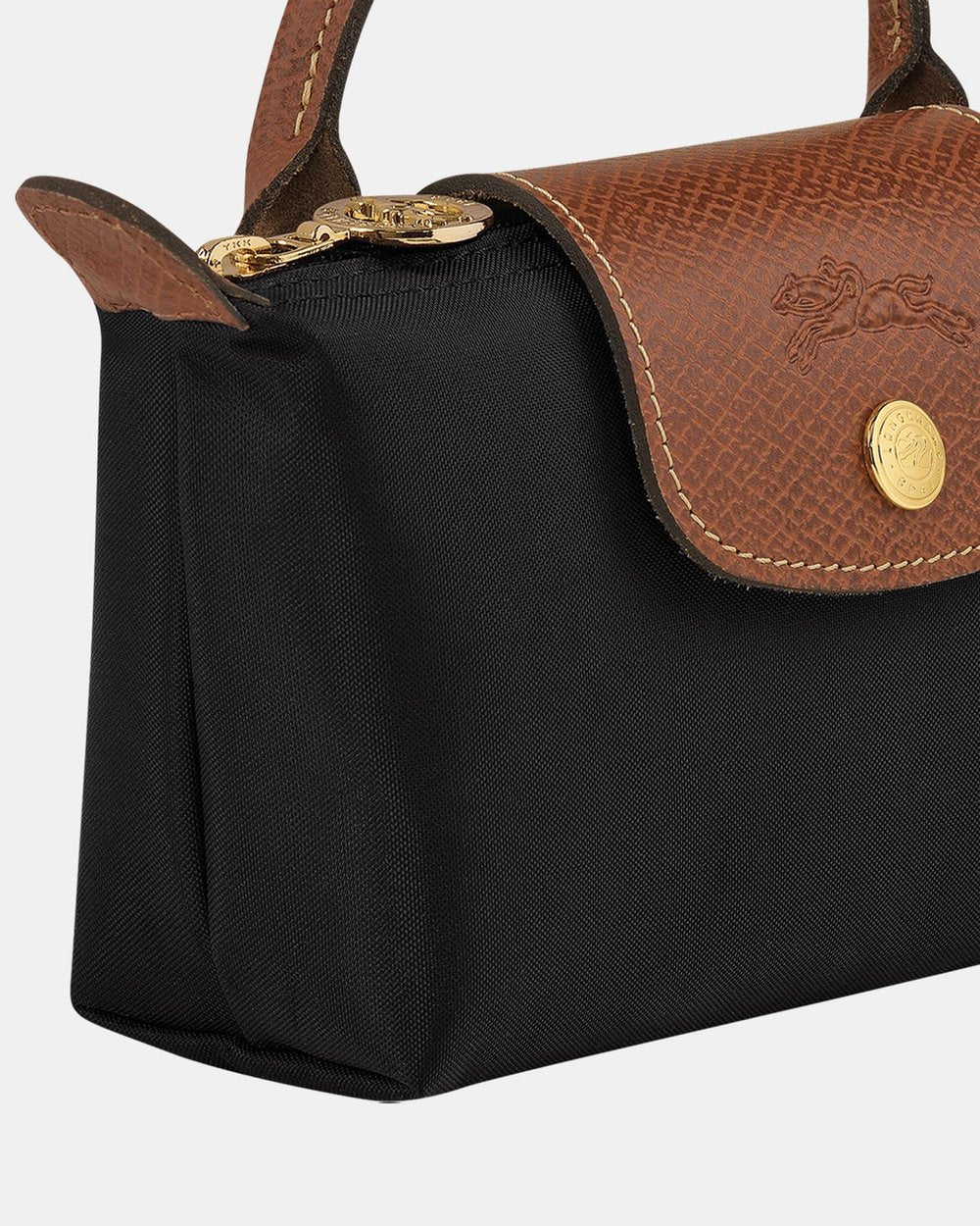 Longchamp Le Pliage Original Pouch With Handle Black