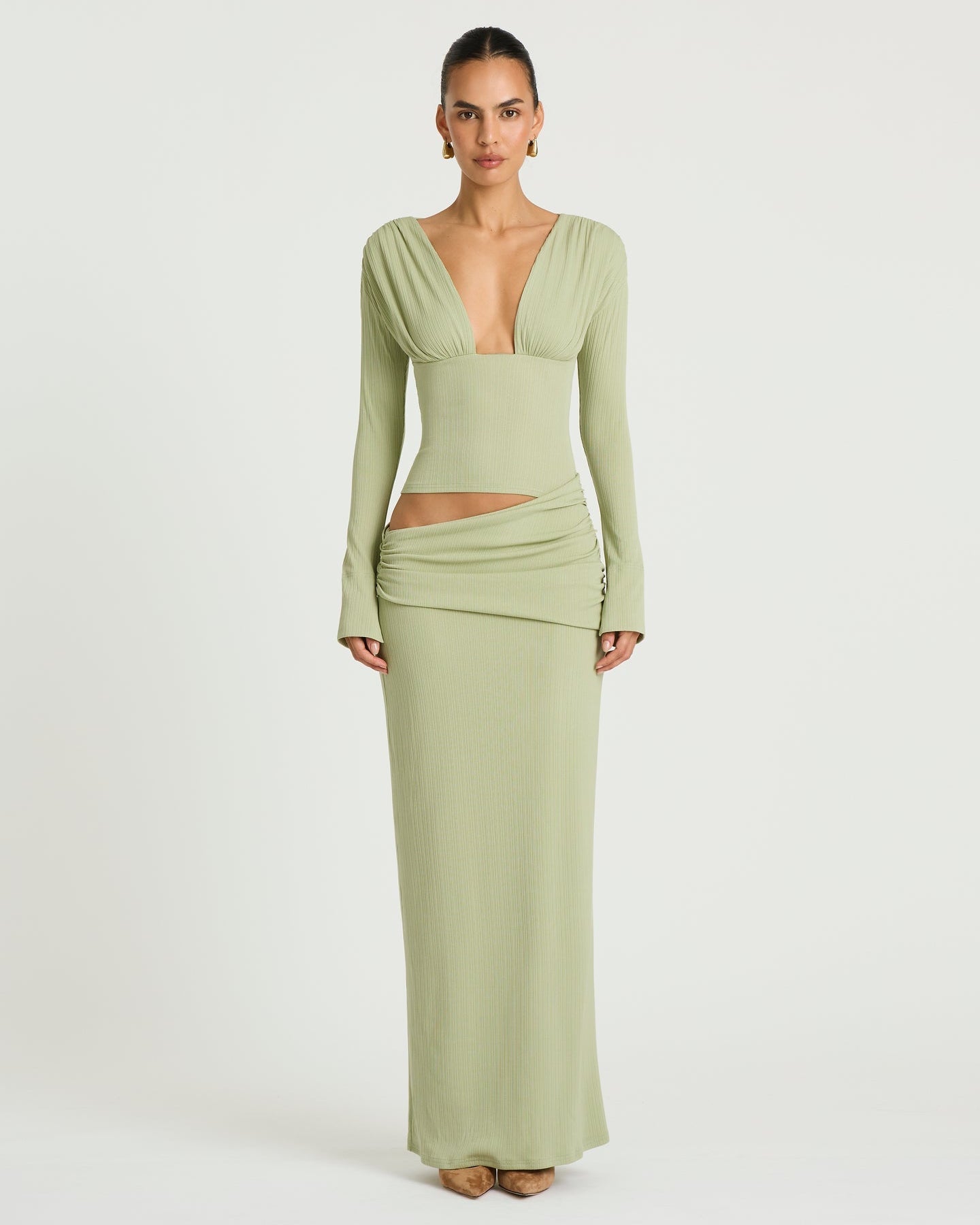 Benni Agnes Maxi Dress Pistachio