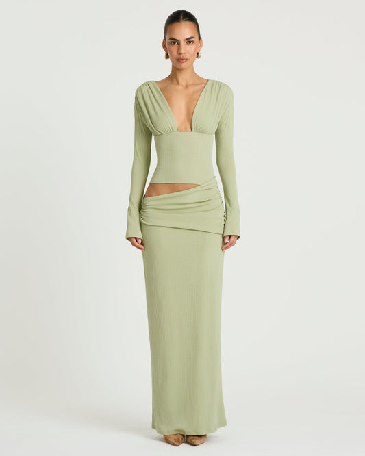 Benni Agnes Maxi Dress Pistachio