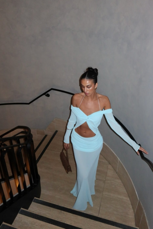 Natalie Rolt Emily Gown Baby Blue