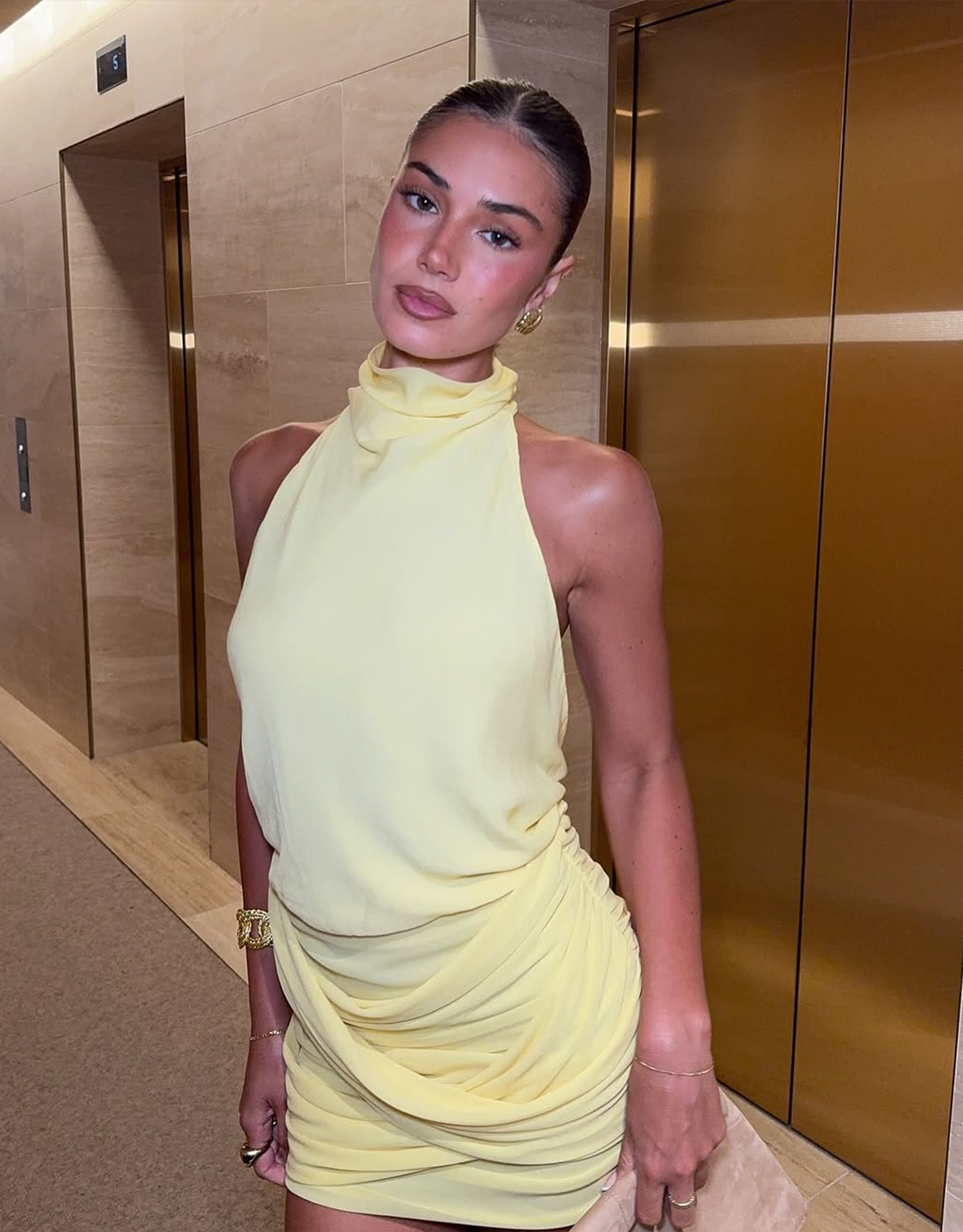 Benni Maisie Mini Dress Butter