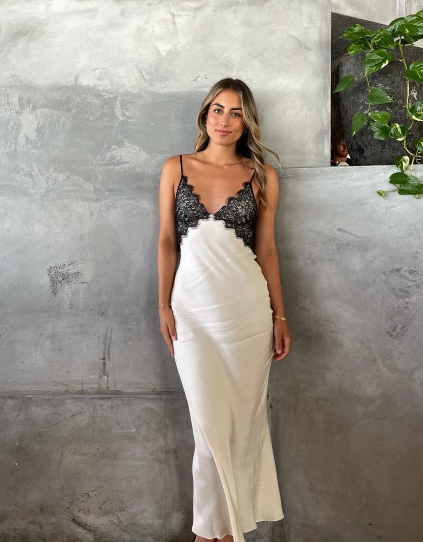 Bec and bridge white top dress