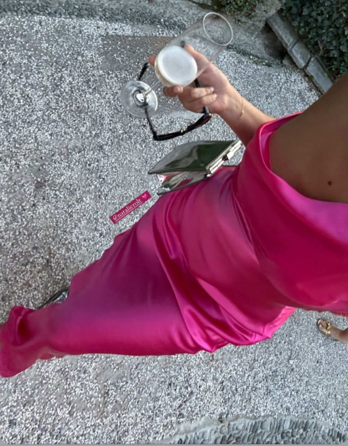 Natalie Rolt Monica Gown Neon Pink
