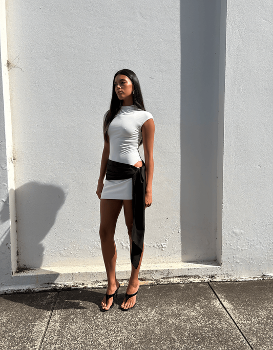 Benni Dakota Mini Dress White