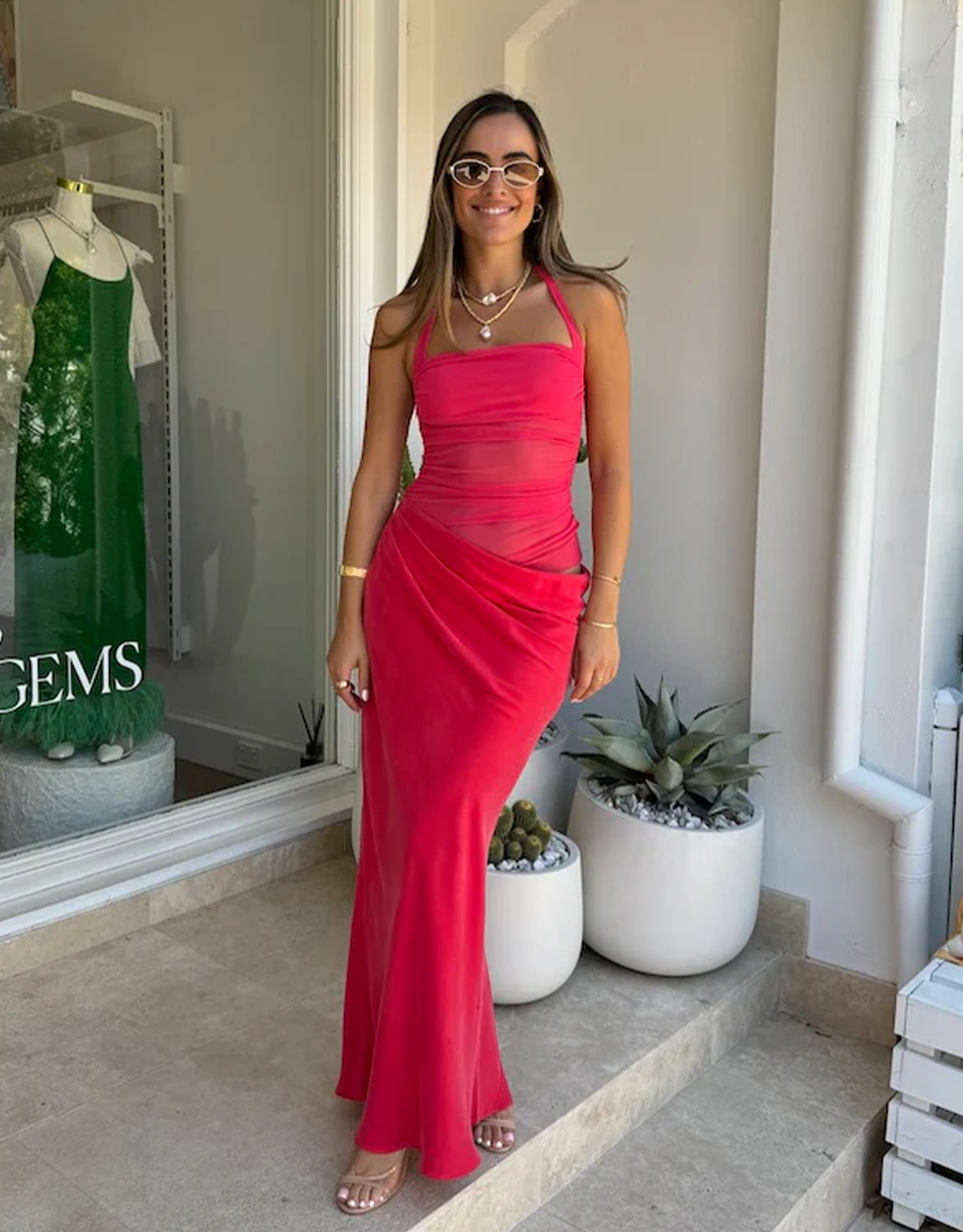 Benni Gina Maxi Dress Watermelon