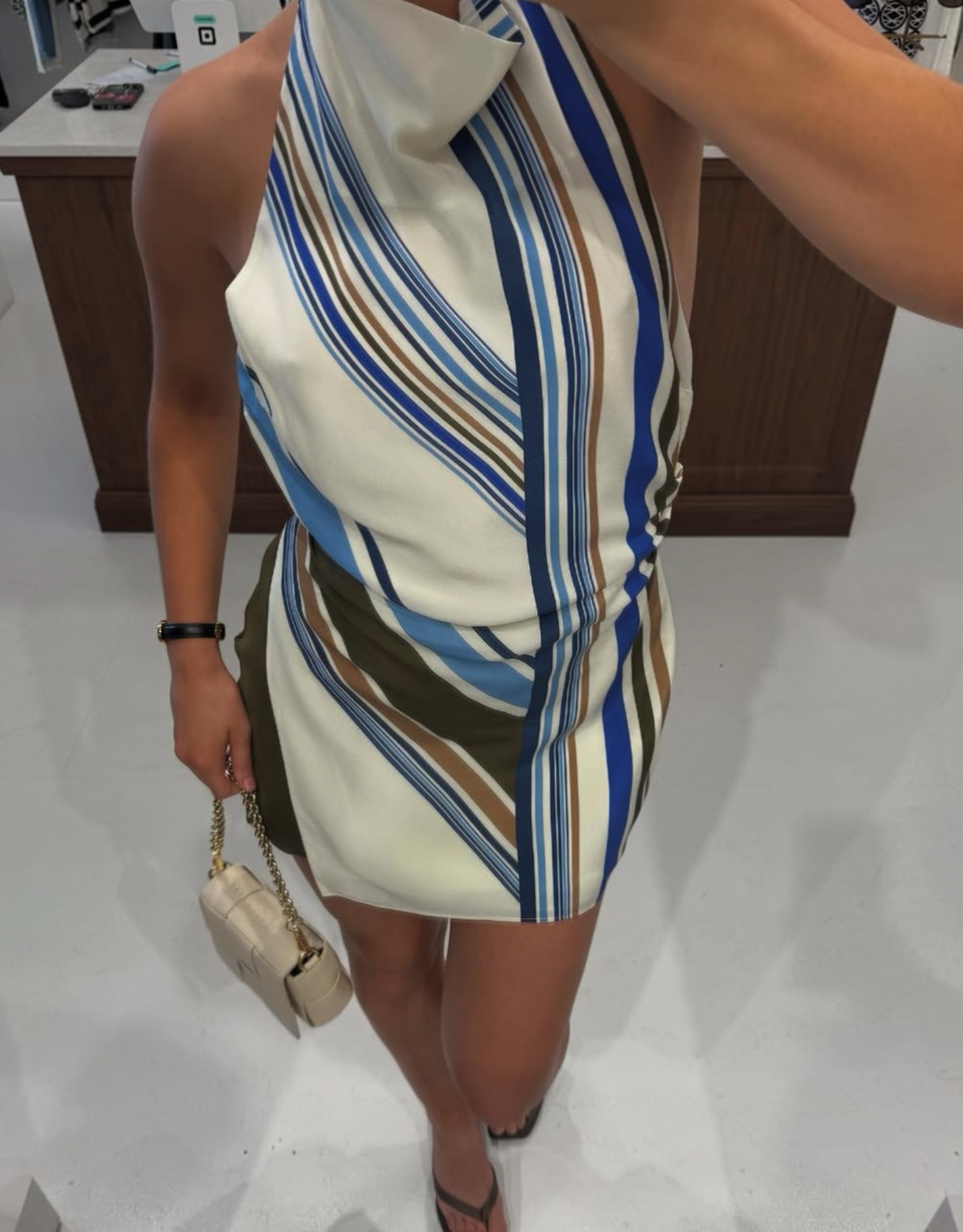 SIR Thistle Halter Mini Dress