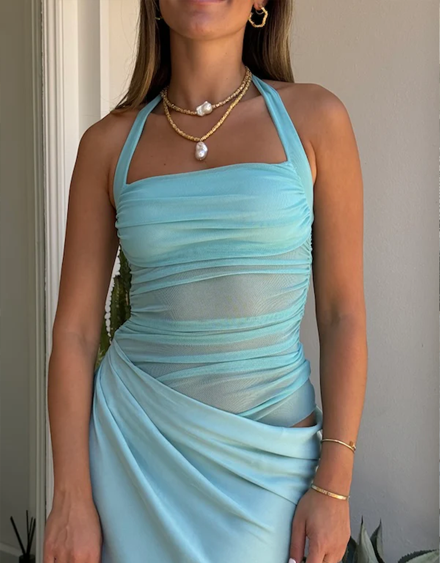 Benni Gina Maxi Dress Aquamarine