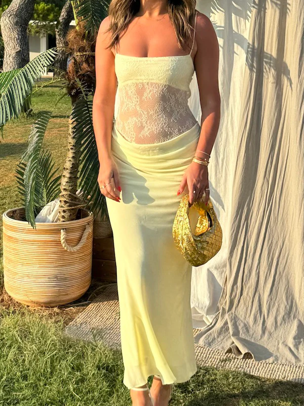 Benni Gabriel Maxi Dress Lemon Sorbet