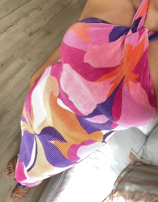 Lidee Klum Gown in Capri Pink